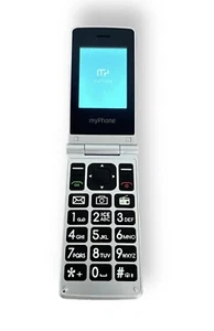 myPhone Tango LTE Klapphandy Lange Akkulaufzeit Taschenlampe, SOS-Taste Schwarz - Bild 1 von 3