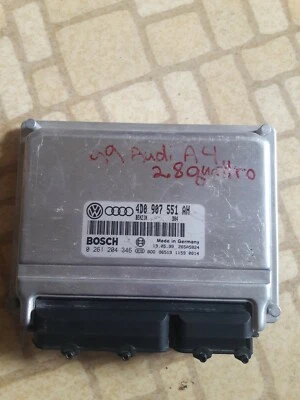ORDENADOR ECU ECM AUDI A4 A6 PASSAT 1997 98 99 00 01 02 4D0 907 551 AH 580131 Foto 1 de 3