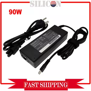 AC Adapter For Dell Latitude 7410 7420 7430 7520 7530 Laptop Charger Type-C 90W - Picture 1 of 4