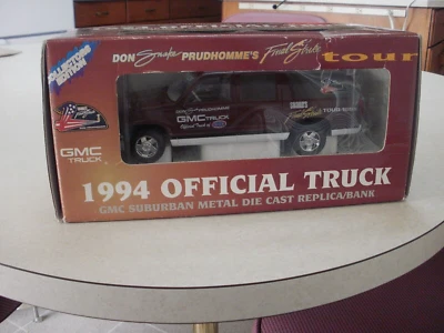 NHRA 1/24 DON PRUDHOMME 1994 FINAL STRIKE TOUR GMC camión banco Foto 1 de 4