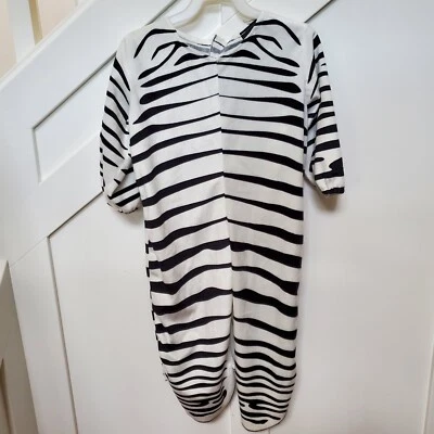 Zebra Toddler Costume 18-24 M White Black Underwraps Stripes Animals Jumpsuit - Image 1 of 2