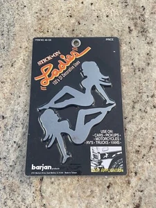 Vintage Barjan Products 5" Chrome Adhesive Stick On Ladies 48-120 - Picture 1 of 2