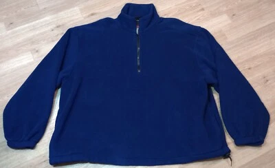 Sudadera De Colección ViaSport Polartec Para Hombres 2XL XXL Vellón 1/4 Bolsillos con Cremallera Años 80 EE. UU. Foto 1 de 4