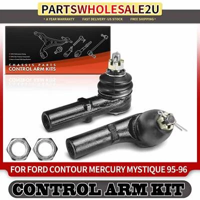 Extremo de barra de amarre lateral exterior delantero 2 piezas para Ford Contour Mercury Mystique 1995-1996 Foto 1 de 4