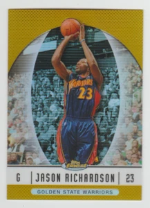 Jason Richardson Warriors 2006-07 Topps Finest REFRACTOR DORADO #34 SP #18/50 SSP - Imagen 1 de 2