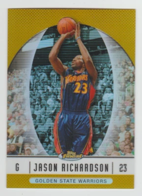 JASON RICHARDSON Warriors 2006-07 Topps Finest GOLD REFRACTOR #34 SP #18/50 SSP - Image 1 of 2