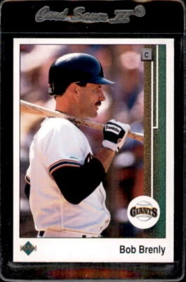 1989 Upper Deck #479 Bob Brenly San Francisco Giants - Nice Card! - Image 1 of 2