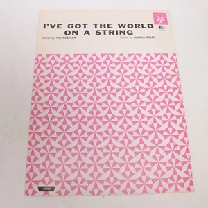 Koehler/Arlen I've Got The World On A String Piano Sheet Music 1932 Mills Music - Picture 1 of 4