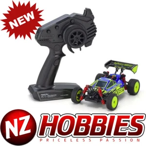 Kyosho KYO32093BLY Mini-Z 4WD Inferno MP9 Buggy Readyset Blue/Yellow - Picture 1 of 5