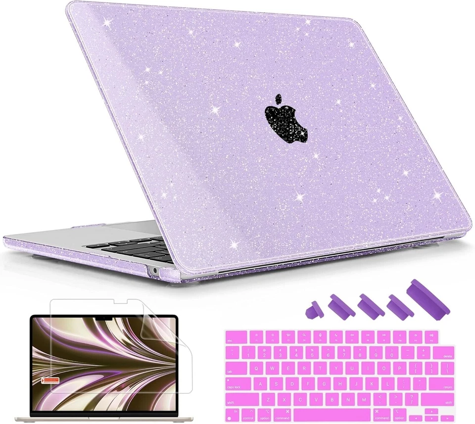 Funda Compatible con MacBook Air 15" 2024 2023 Lanzamiento M3 A3114 M2 A2941 Lavanda Foto 1 de 1