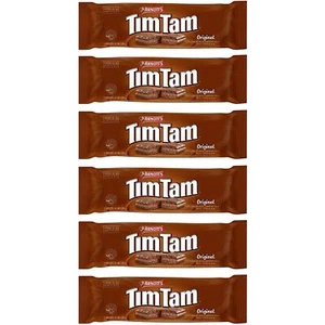 Tim Tam Original Chocolate Biscuits 6 Pack 66 Total Authentic Australian Treats - Picture 1 of 6