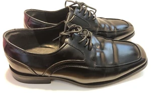Stacy Adams Wald Mokassinnaht Oxford Herren Schwarz Leder Elegant Schuh 10,5 W 20114-001 - Bild 1 von 7