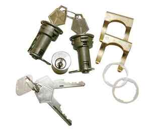 66-68 A & B-Body Ignition/Door/Trunk Lock Set Mopar Logo Keys Charger Coronet