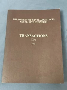 The Society of Naval Architects and Marine Engineers Transaction Vol 98 1990 - Foto 1 di 16
