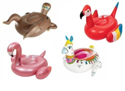 CRIVIT Lama Faultier aufblasbares Wasserspielzeug Badespielzeug bis 100Kg Schwimmtier