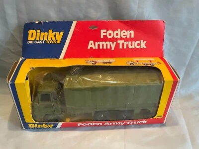 BOXED DINKY TOYS MODEL  No 668  FODEN ARMY TRUCK - Image 1 of 4