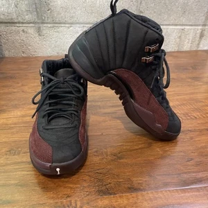 Jordan AJ 12 Retro SP "A Ma Maniere Black" Womans US Size 8 Mens 6.5 DV6989-001 - Picture 1 of 15