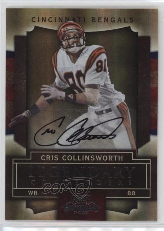 2009 Playoff Contenders Legendary Black Cris Collinsworth #17 Auto - Image 1 of 2