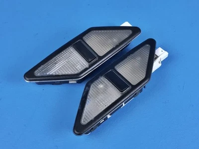 93-99 BMW E36 318I 328I M3 SEDAN COUPE REAR LEFT & RIGHT C-PILLAR LIGHT BLACK - Image 1 of 4