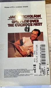 New SEALED One Flew Over the Cuckoo's Nest VHS HBO VIDEO Jack Nicholson 1048 - Picture 1 of 3