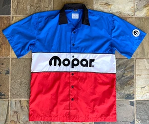 David Carey Mopar 72 Pit Mechanic Pit Crew Button-Up Shirt-XL-Chrysler - Picture 1 of 3