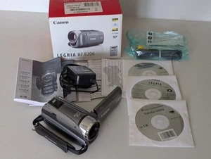 Videocámara Canon Legria HF R206 HD doble ranura SDXD en caja con accesorios ¡Como nueva! - Imagen 1 de 16