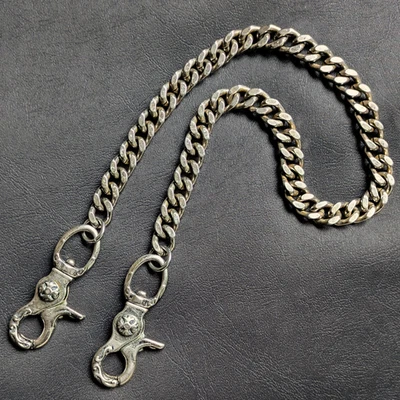Solid brass Stainless steel  Wallet chain Vintage finish Handmade in Japan ZLSK - Image 1 of 4