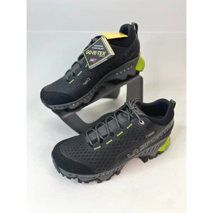 La Sportiva Spire GTX Wander Trail Schuhe Herren 8,5+ Carbon Apfelgrün Gore-Tex - Bild 1 von 9