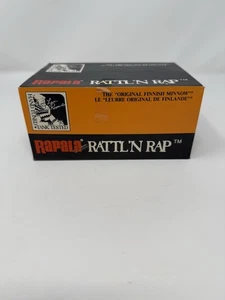 12 - Rapala Rattlin Rap RNR-7 CH Chrome Black  2 3/4"  1/2oz. Fishing Lure NOS W - Picture 1 of 11