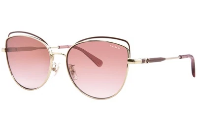 Gafas de sol Coach CR621 HC7162 900513 para mujer doradas/nuez moscada/ámbar degradadas 57 mm Foto 1 de 4