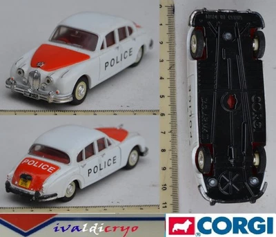 Jaguar MK2 police du staffordshire 1/43 d'origine corgi classics 96685 - Photo 1/4