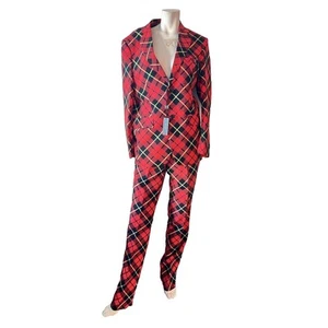 Braveman Suit Mens Classic Fit Ugly Christmas Model C1225 Buffalo Size 30x36 New - Picture 1 of 17