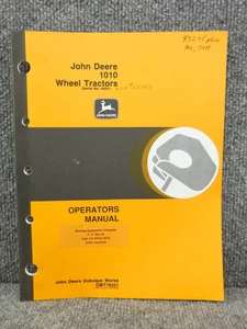 John Deere 1010 Rueda Tractor Manual de Operador OMT19261 - Imagen 1 de 4