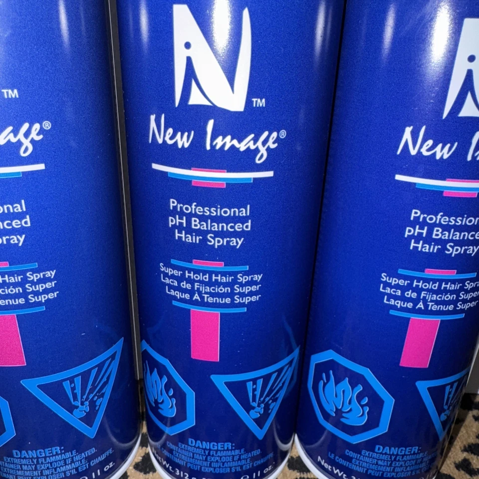 4 nuevos spray para el cabello Image Professional pH equilibrado Super Hold 11 OZ cada uno Foto 1 de 2