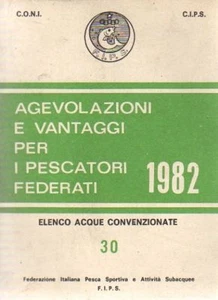 @N58 AGEVOLAZIONI E VANTAGGI PER I PESCATORI FEDERATI 1982 - Picture 1 of 1
