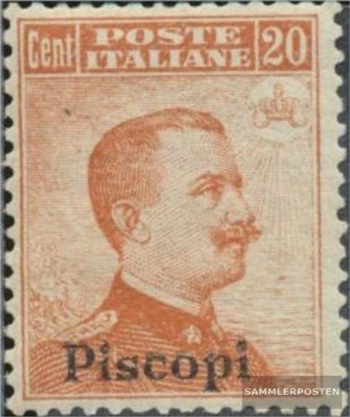 Ägäische Islands 11IX with hinge 1912 print edition Piscopi - Image 1 of 1