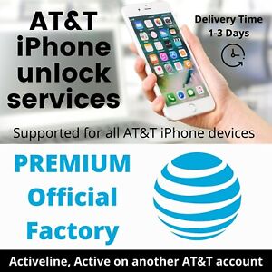 AT&T Factory Unlock Service iPhone Activeline, Active on another AT&T