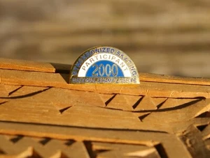 Synchronized Skating Participant 2000 National Championships Enamel Pin Pinback - Picture 1 of 4