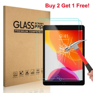 Premium Tempered Glass Screen Protector For Apple iPad 8th Generation 10.2" 2020 - Picture 1 of 11