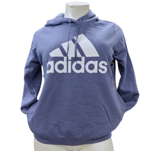 Adidas Loungewear Sweater Essentials Logo Fleece Hoodie H10140 - Orbit Violet - Picture 1 of 7