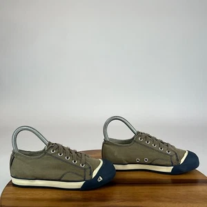 Childrens Big Kids Keen Coronado Brown Canvas Casual Shoes Sneakers Size 2 Y GUC - Picture 1 of 8