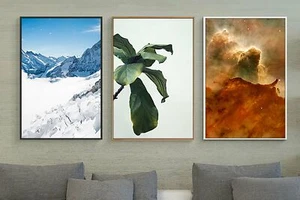 Elegant Custom Framed Canvases 16x16 Wall Art Customize Canvas with your Artwor - Foto 1 di 6