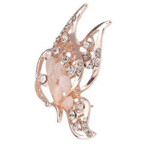 Broche de ópalo broches de diamantes de imitación de cristal broche de aleación prendedor para bufanda banquete - Imagen 1 de 9