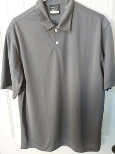 Mens Nike Dry Golf Polo Gray Medium - Picture 1 of 11