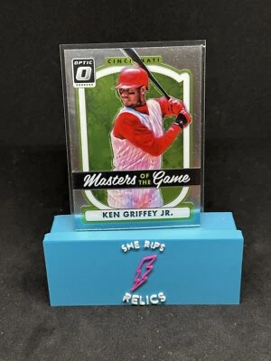 2017 Donruss Optic Ken Griffey Jr Masters Of The Game Insert #MG12 Reds - Image 1 of 2