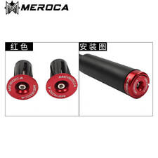 2pcs/set MTB Road Bicycle Al Alloy Handlebar Grips 22mm-24mm Bar Ends Caps Plugs
