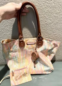 Juicy Couture Tote Bag Sequined With Coin And Detachable Interior Pouch - Picture 1 of 8