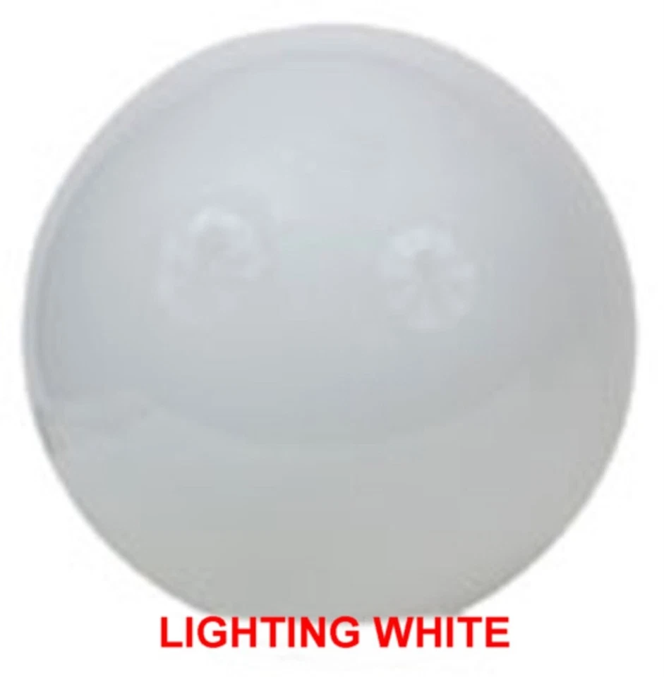 GLOBE ACRYLIC 16" WHITE SPHERE WITH 4.875" HOLE S11698-3 - Image 1 of 1