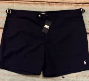 Neu Polo Ralph Lauren Herren dunkelblau Mesh gefüttert Wandern Freizeit Shorts Gr. 40 - Bild 1 von 9