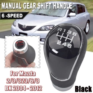 Manual 6 Speed Shift Knob Shifter Head For Mitsubishi OUTLANDER EX Mazda 2/3/6 - Picture 1 of 5